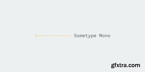 Sometype Mono Font Family - 6 Fonts