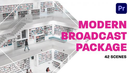 Videohive - Modern Broadcast Package | Mogrt - 35257489 - 35257489