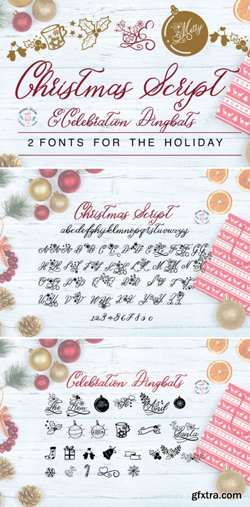 Christmas Duo Script Font