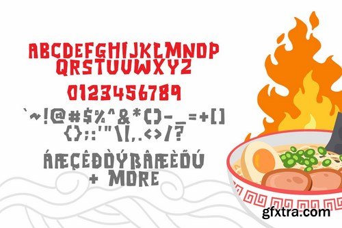 Ramen Hot Font