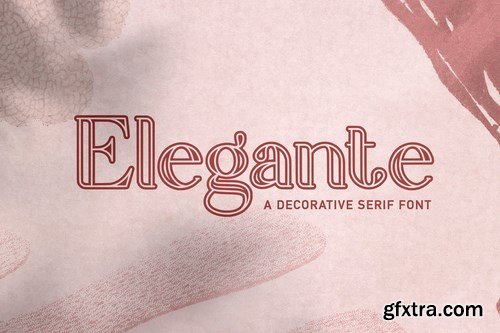 Elegante - Decorative Serif Font