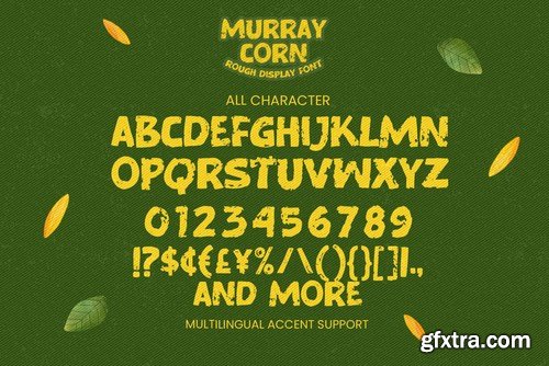 Murray Corn - Rough Display Font