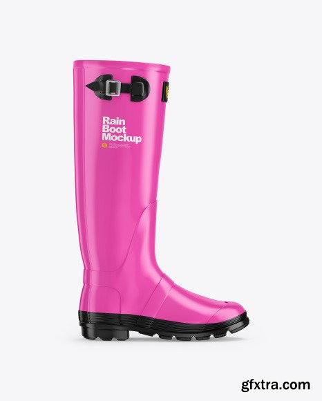 Matte Rain Boot Mockup 88633