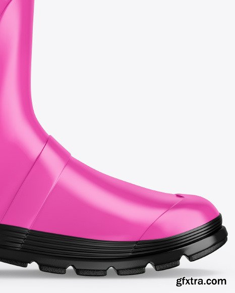 Matte Rain Boot Mockup 88633