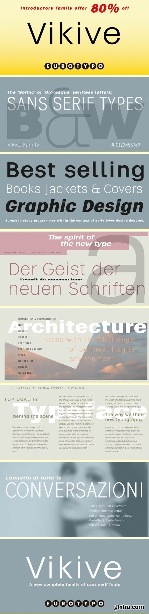 Vikive Font Family - 30 Fonts