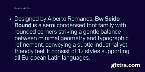 Bw Seido Round Font Family - 12 Fonts