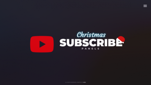 Videohive - Subscribe Panels (Christmas) - 35260126 - 35260126