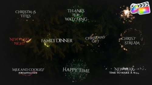 Videohive - Christmas Magic Titles | FCPX - 35270366 - 35270366