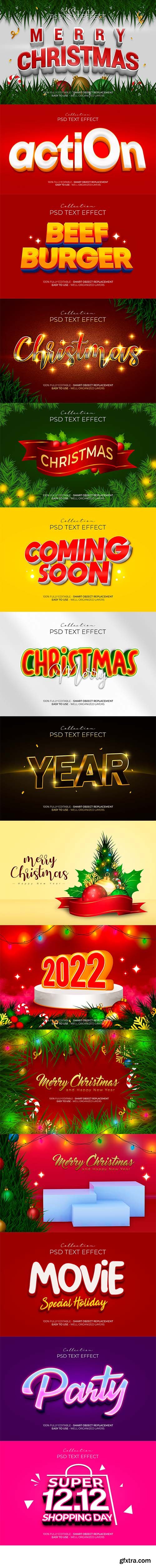 Christmas Text effect