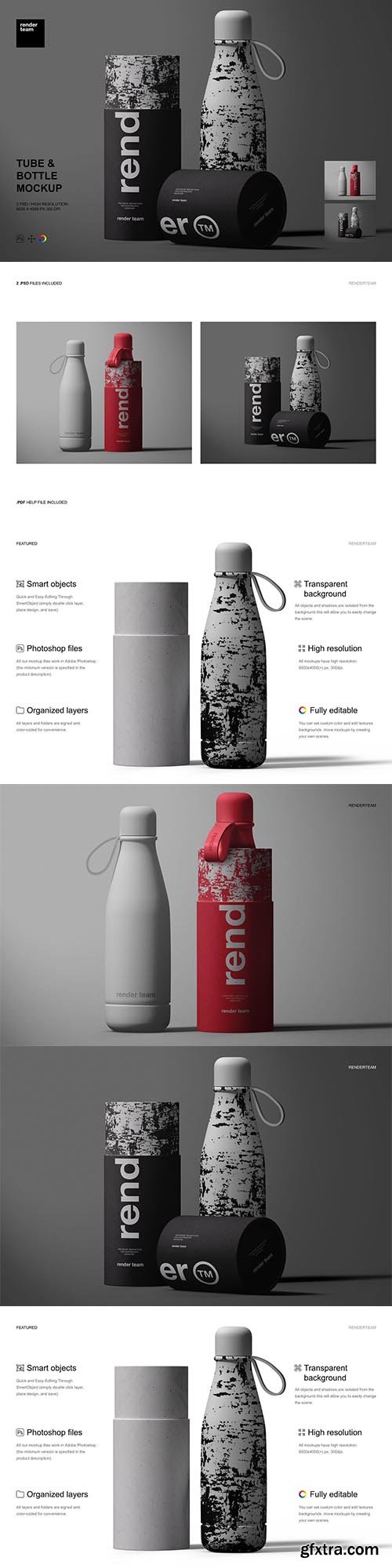 CreativeMarket - Tube and Bottle Mockup 6630977