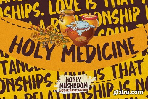 Honey Mushroom - Another Display Cartoon