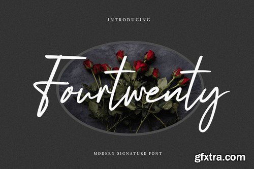 Fourtwenty Signature Font