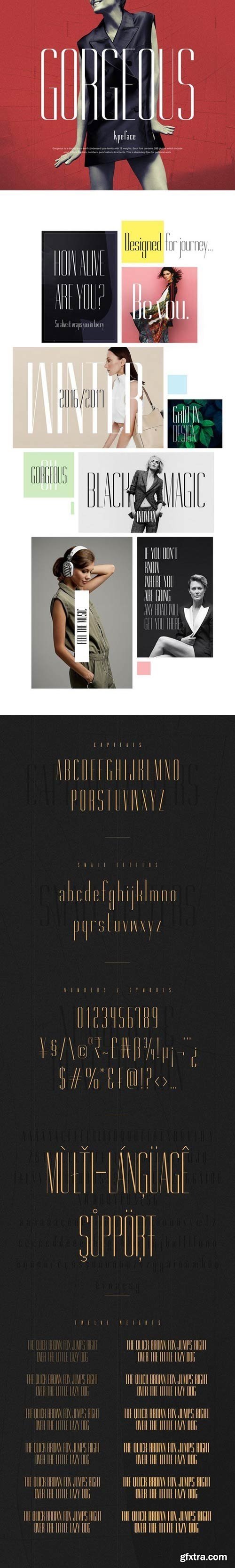 Gorgeous Font Family