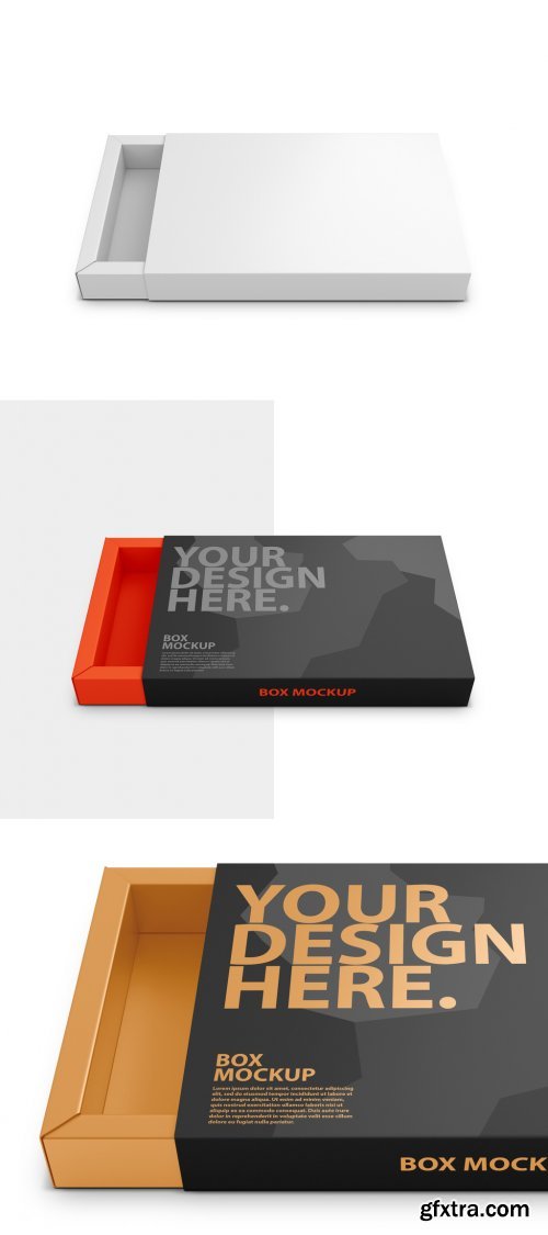 Sliding Gift Box Mockup 359509655