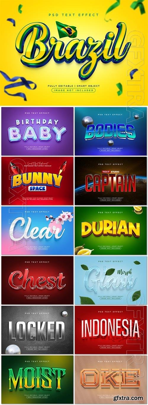 Psd text effect set vol 3