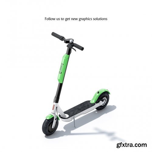 CreativeMarket - Electric Scooter Mockups Set 4784538