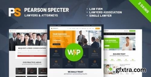 ThemeForest - Pearson Specter v1.0.5 - WordPress Theme for Lawyer & Attorney - 23825534