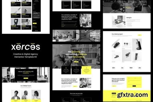 ThemeForest - Xerces v1.0.0 - Creative & Digital Agency Elementor Template Kit - 35255987