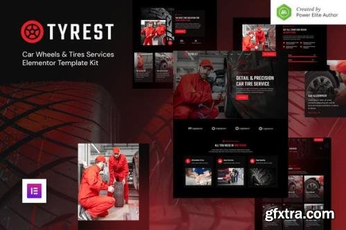 ThemeForest - Tyrest v1.0.0 - Car Tire & Wheel Service Elementor Template Kit - 35255632