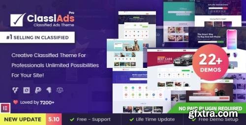 ThemeForest - Classiads v5.10.0 - Classified Ads WordPress Theme - 8625840 - NULLED