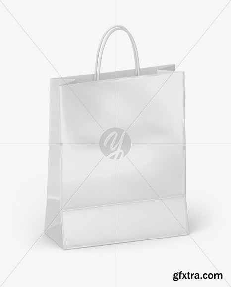 Glossy Shopping Bag w/ Rope Handles 56194