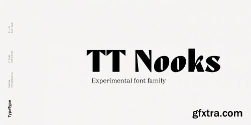 TT Nooks Font Family - 8 Fonts