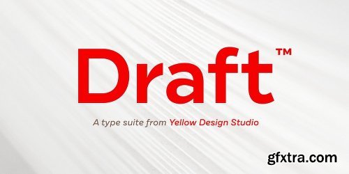 Draft Font Family - 144 Fonts