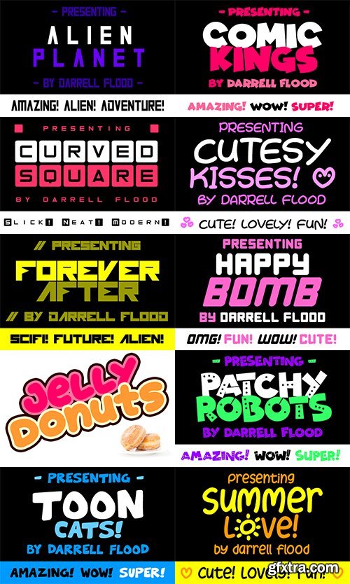 Dadiomouse Font Bundle II