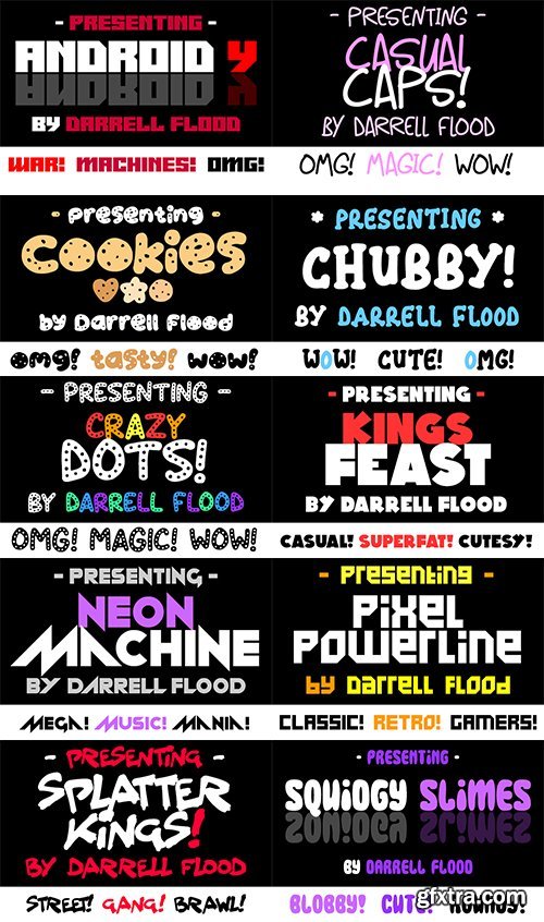 Dadiomouse Font Bundle II