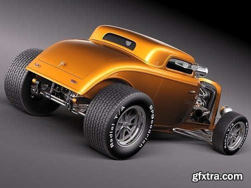 Ford 1934 3 window coupe Hot Rod