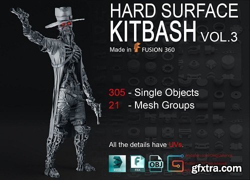 Hard Surface KitBash Volume 3