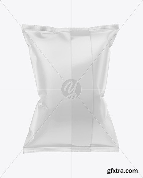 Matte Snack Bag w/ Tape Mockup 53537