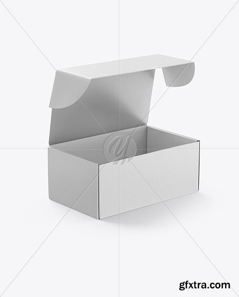 Opened Kraft Box Mockup 51521