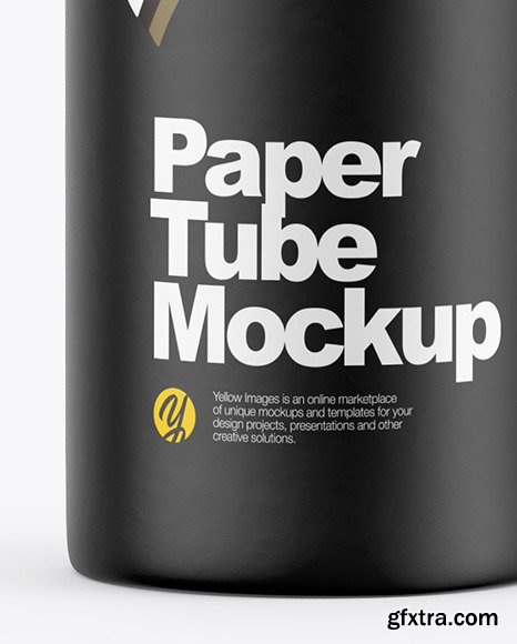 Matte Paper Tube Mockup 55976