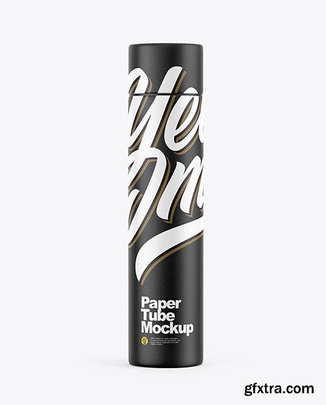 Matte Paper Tube Mockup 55976