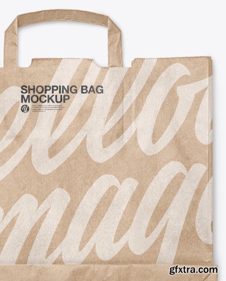 Kraft Shopping Bag Mockup 55995