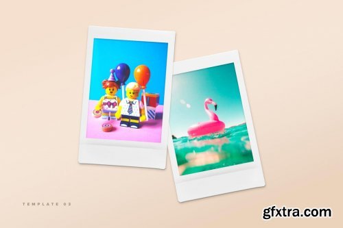 CreativeMarket - Polaroid Snapshot Picture Templates 5005460