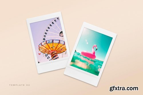 CreativeMarket - Polaroid Snapshot Picture Templates 5005460