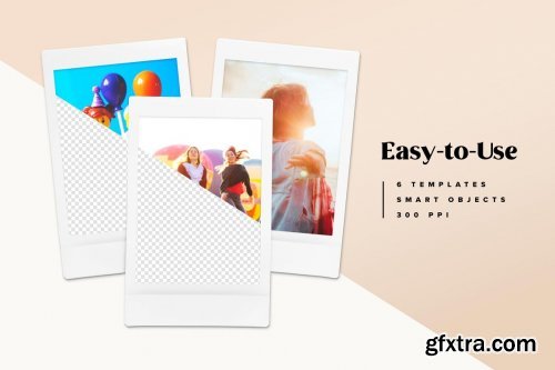 CreativeMarket - Polaroid Snapshot Picture Templates 5005460