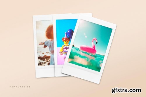 CreativeMarket - Polaroid Snapshot Picture Templates 5005460