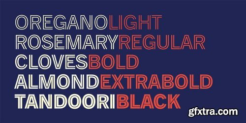 Trade Gothic Inline Font Family - 5 Fonts