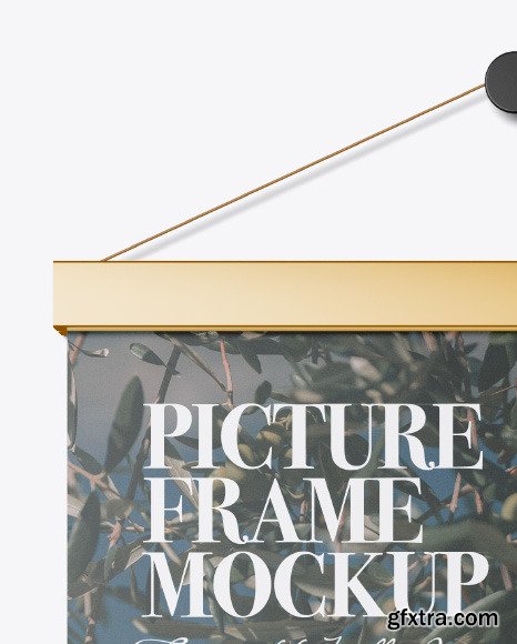 Metallic Picture Frame Mockup 55866