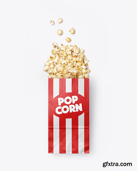 Paper Package w/ Popcorn Mockup 55873