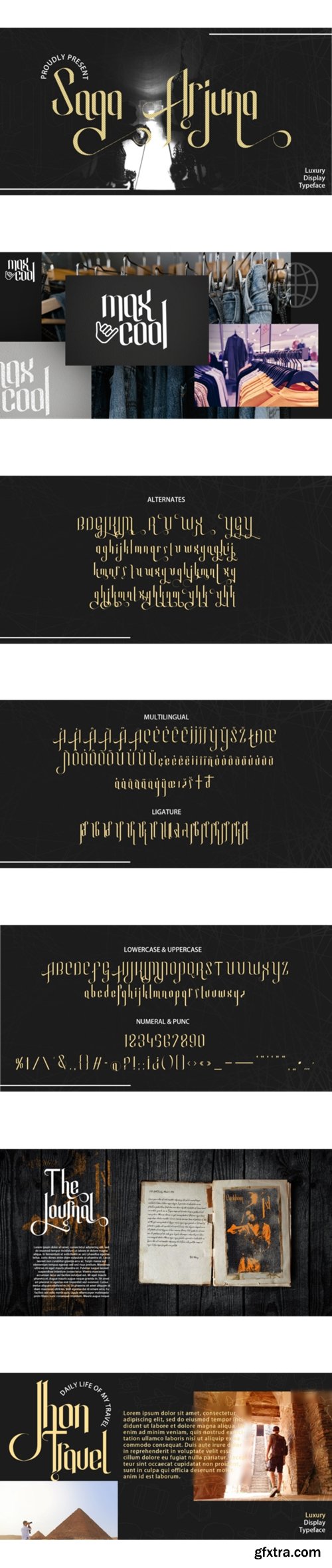 Saga Arjuna Font