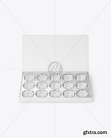 Box of Chocolate Sweets Mockup 88300