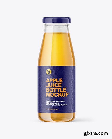 Apple Juice Bottle Mockup 88076