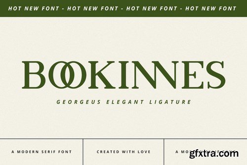 Bookinnes - Business Font