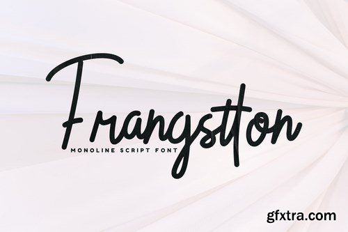 Frangstton - Monoline Script Font