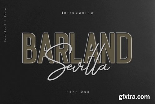 Barland Sevilla Font Duo Family  - Fonts