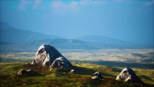 Videohive - Alpine Landscape with Big Stones - 35252619 - 35252619